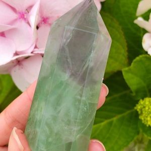 Flourite crystal tower